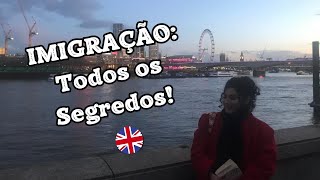 IMIGRAÇÃO DE LONDRES PELA 5 VEZ com visto negado no passaporte 🇬🇧 [upl. by Lordan]