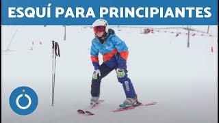 Cómo hacer la CUÑA y FRENAR CORRECTAMENTE en ESQUÍ ⛷ Clase para PRINCIPIANTES [upl. by Geoffrey]