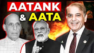 PM Modi Targets Pakistan with Aatank amp Aata Pakistans Leadership Remains Silent [upl. by Onil]