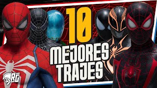 Los 10 MEJORES Trajes de Marvels SpiderMan 2 [upl. by Alehs]