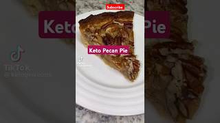 Keto Pecan Pie recipe just on time for thanksgiving 🤤 keto tiktokfood tiktokfood ketodiet [upl. by Aicetal530]