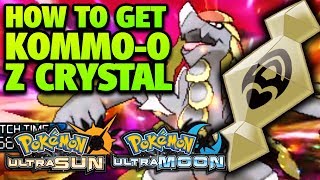 How to Get Kommoo Z Crystal Location – Pokemon Ultra Sun and Moon Kommonium Z Location [upl. by Moishe190]