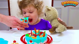 Lets make a toy Birthday Cake for Genevieves stuffie [upl. by Erv]