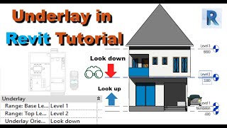 Underlay Setting in Revit TutorialUnderlay Orientation [upl. by Nwahc]