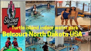 Turtle island indoor water park  Belcourt North Dakota USA🇺🇸 [upl. by Elonore]