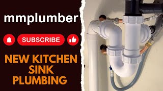 New kitchen sink tap amp plumbing [upl. by Faxen]