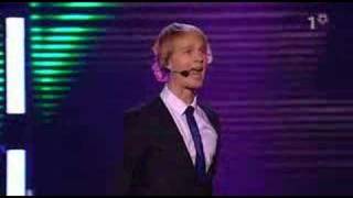 Melodifestivalen 2008  Björn Gustafsson läser en dikt [upl. by Sulrac]