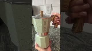 GROSCHE Milano Moka pot Stovetop Espresso maker  Product Review [upl. by Alrich]