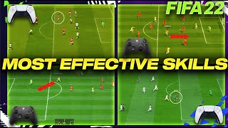 FIFA 22 MOST EFFECTIVE SKILLS TUTORIAL  BEST MOVES TO USE IN FIFA 22 amp BECOME AN ELITE PLAYER [upl. by Avelin8]