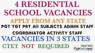 Residential School Vacancy [upl. by Atsylak]