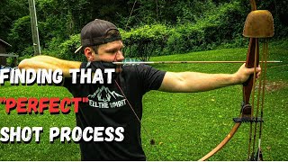 How to Have PERFECT ARCHERY FORM Finding a Shot Process that Works for You Traditional Archery [upl. by Ecirahc139]