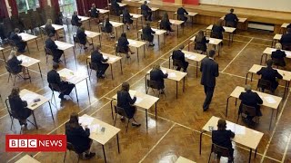 Exams regulator points finger of blame for results chaos in England at ministers BBC News [upl. by Hgielek]