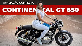 TESTE CONTINENTAL GT 650 VALE A PENA ROYAL ENFIELD CONTINENTAL 650  REVIEW [upl. by Ydur]