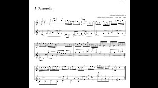 Johann Sebastian Bach Pastorella 2nd movement from BWV 590 [upl. by Oribel834]