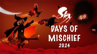 Days of Mischief 2024  New Hairstyle Raven Cape amp Broomstick  Sky BETA  vithai [upl. by Jahdol824]