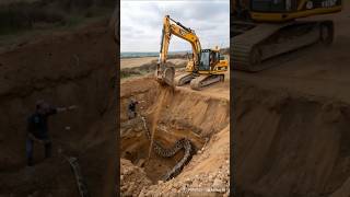 While getting out of the pit the snake fell on the pit again shortvideo snak usa [upl. by Hcone]