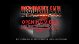 Resident Evil Dead Aim Opening Intro [upl. by Elyrehc]