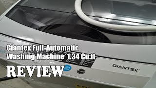 Giantex FullAutomatic Washing Machine 134 Cuft  Review 2022 [upl. by Aij]