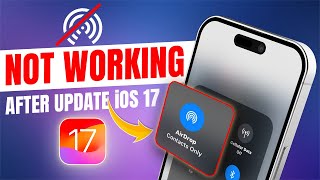 How to Fix AirDrop Not Working Problem on iOS 17  Airdrop Files Not Receiving on iPhone [upl. by Saum395]