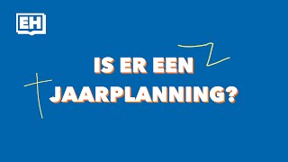 Is er een jaarplanning [upl. by Enilra]