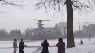 Osprey landing in Stuttgart Germany [upl. by Alket]