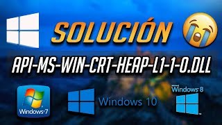 Solución al Error apimswincrtheapl110dll en Windows 1087  Tutorial 2024 [upl. by Ennaylloh]