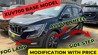 Xuv700 Base Model Modified  Modification With Price [upl. by Schumer]