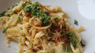 Käsespätzle Selber Machen Rezept  Homemade Cheese Spaetzle Recipe  ENG SUBS [upl. by Licht]