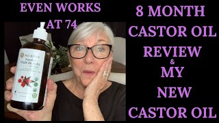 8 MONTHS CASTOR OIL REVIEW amp MY NEW CASTOR OIL [upl. by Geri323]