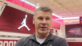 HOOPS Porter Moser Post Practice 216 [upl. by Haorbed996]