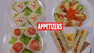 4 SIMPLE KINDS OF APPETIZERS [upl. by Kcirret]