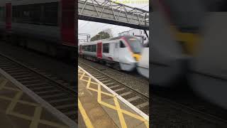 Stansted Express 720552 and 119 passes Cheshunt for Stansted Airport [upl. by Roberts]