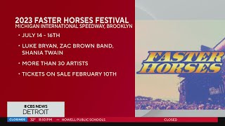 Faster Horses Festival reveals 2023 lineup for quotParty of the Decadequot [upl. by Nahte]