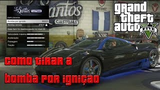 Como Tirar Os Explosivos do Carro Gta 5 [upl. by Ymmik]