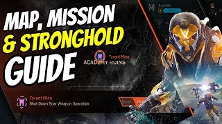 Anthem Map Mission amp Stronghold Guide  Anthem Demo Gameplay  How to Start Missions amp Dungeons [upl. by Ordisy]