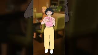 Naruto Dance Animation Himawari x Naruto badbunny [upl. by Michaele]