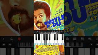 Whistle Podu  The Greatest of all Time  Piano Cover shorts [upl. by Mirella]