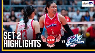 CREAMLINE vs PETRO GAZZ  SET 2 GAME HIGHLIGHTS  202425 PVL ALLFILIPINO CONFERENCE  NOV 16 [upl. by Newo]