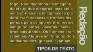 Redação  Tipos de Texto  Parte 1  2 [upl. by Neerom]