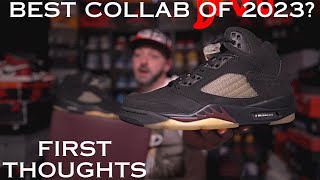 Better Than The “Dawn” Pair Unboxing The Jordan 5 x A Ma Maniere quotDuskquot [upl. by Bethezel]