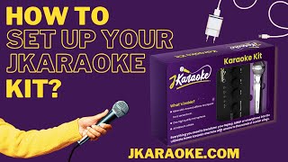 jKaraoke  How To Set Up Your Karaoke Kit [upl. by Siocnarf]