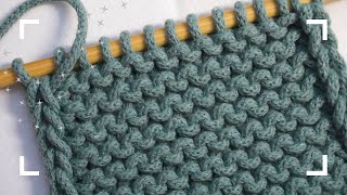 Knit great edges for scarf or blanket  en Sub [upl. by Manning429]