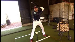 Freddie Freeman gives indepth tutorial on how to hit off a tee [upl. by Stacie]