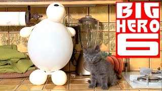 Disneys Big Hero 6  Baymax Cute Kitten Version [upl. by Sokul]