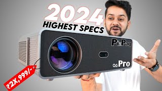 PixPaq OG Pro REVIEW  2024 Highest Specs Projector Under ₹25000 [upl. by Ernaline792]