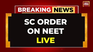 SC Hearing On NEET LIVE  155 Students Benefited From Paper Leak SC  NEET Leak Verdict [upl. by Nylakcaj]