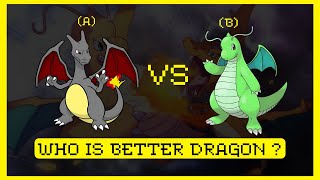 Charizard vs Dragonite Full Shiny Evolution With 100 IV Max CP [upl. by Neerihs351]