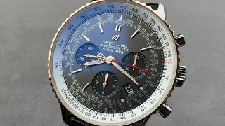 Unboxing Breitling Navitimer B01 Chronograph Ice Blue Dial 43mm AB0138241C1A1 [upl. by Hathcock365]