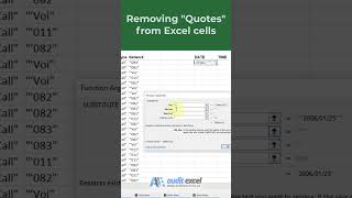 Replacing quotes in Excel msexcel excel dataanalysis [upl. by Lachlan]