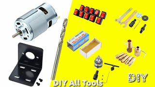 All Tools of 775 DC Motor  Drill Chuck  Shaft Coupling [upl. by Akins]